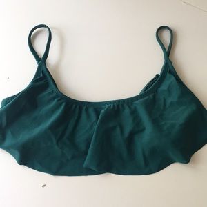 Old Navy emerald green bikini top